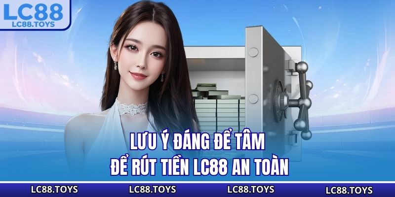 Lưu ý đáng để tâm để rút tiền LC88 an toàn